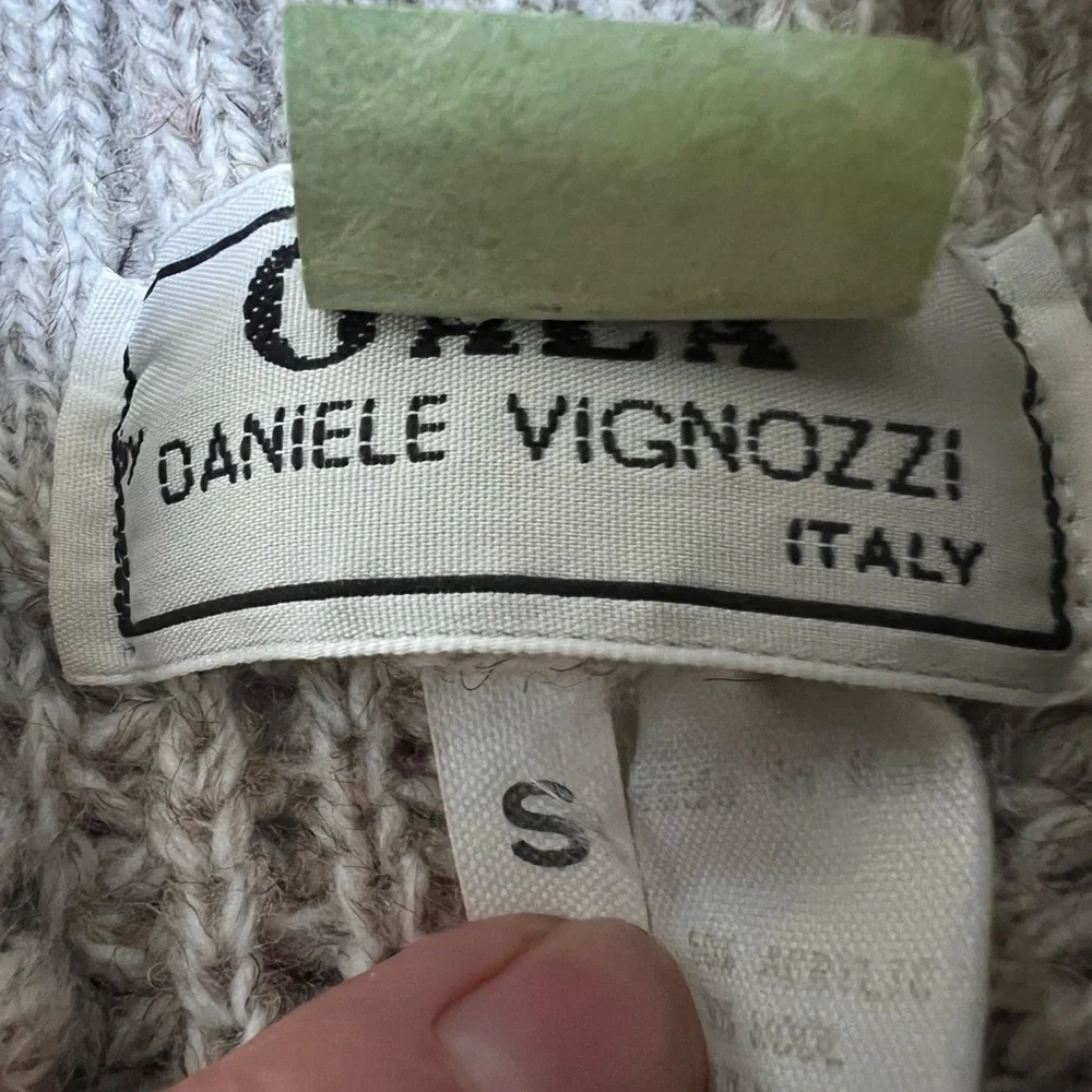 GALA by Daniele Vignozzi 1970’s Italian Made Wool, Alpaca and Acrylic Sweater Sm
